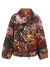 Konrad Ev Floral Print Bomber Jacket In Multicolor