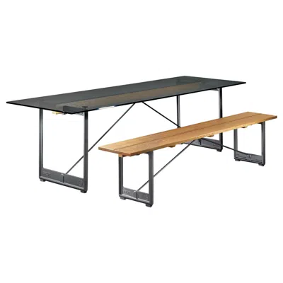 Pre-owned Konstantin Grcic Brut Bench By  For Magis In Gray