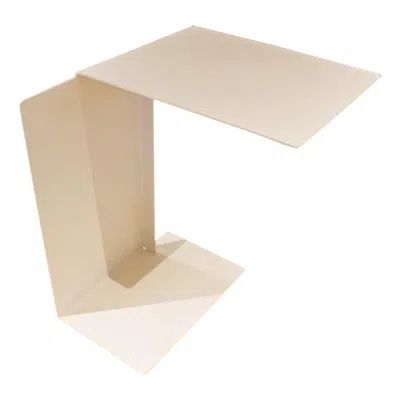 Pre-owned Konstantin Grcic Classicon Diana B Side Table In Cream 9001 By  In White
