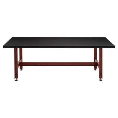 Pre-owned Konstantin Grcic Established & Sons Beam 200 Table In Red Feet By