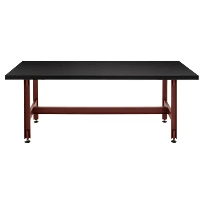 Pre-owned Konstantin Grcic Established & Sons Beam 240 High Table In Red Feet By