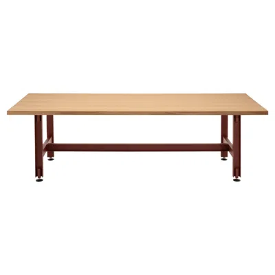 Pre-owned Konstantin Grcic Established & Sons Beam 240 Table In Red Feet By