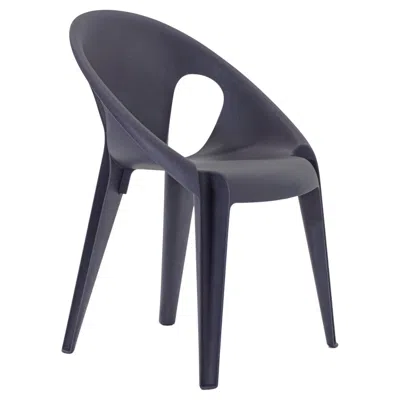Pre-owned Konstantin Grcic Set Of 12 Magis Bell Chair By  Midnight - Recycled Polypropylene In Black