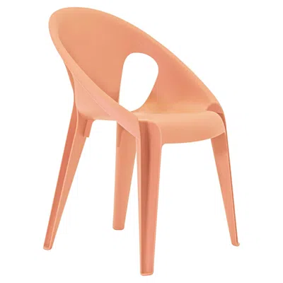 Pre-owned Konstantin Grcic Set Of 12 Magis Bell Chair By  Sunrise - Recycled Polypropylene In Orange