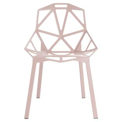 Pre-owned Konstantin Grcic Set Of 2 Chair Magis Chair One Design  - Blush In Sand