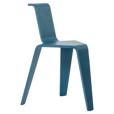 Pre-owned Konstantin Grcic Set Of 2 - Magis Aka Stool By  In Petrol Blue Stained Beech