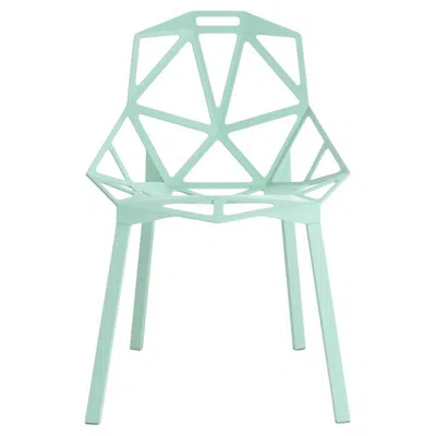 Pre-owned Konstantin Grcic Set Of 2 Magis Chair One Chair Design  - Mint Green