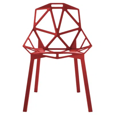 Pre-owned Konstantin Grcic Set Of 2 Magis Chair One Design  - Red