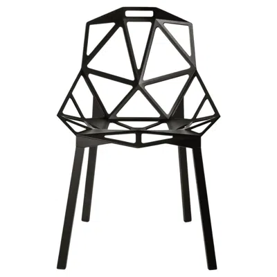 Pre-owned Konstantin Grcic Stackable Chair Magis Chair One Design  - Black