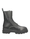 Konstantin Starke Woman Ankle Boots Black Size 9 Soft Leather In Black