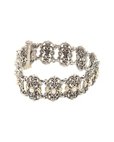 Konstantino 18k & Silver 2.5mm Pearl Bracelet In Gold