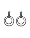 Konstantino 18k & Silver Chalcedony Earrings In Green