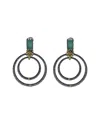 Konstantino 18k & Silver Chalcedony Earrings In Green