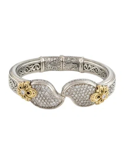 Pre-owned Konstantino 3.12ctw Diamond Cuff, 6.5" In Multi