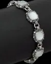 Konstantino Aura Silver 20.00 Ct. Tw. Gemstone Doublet Toggle Bracelet In Silver
