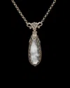 Konstantino Aura Silver 8.00 Ct. Tw. Gemstone Doublet Toggle Necklace In White