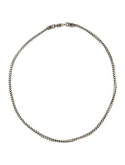 Pre-owned Konstantino Chain Necklace, 22" In Multicolor