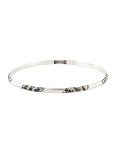 Pre-owned Konstantino Classics Bangle Bracelet, 8" In Multicolor
