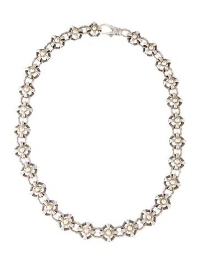 Pre-owned Konstantino Delos 2.0 Perpetual Collar Necklace, 18" In Multi