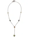 Konstantino Dome Silver & 18k Corundum Toggle Necklace