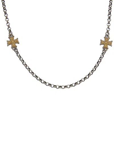 KONSTANTINO EROS 18K & SILVER NECKLACE