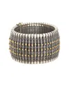 Konstantino Hera Silver & 18k Ruby Cuff Bracelet In Metallic