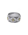 Konstantino Kleos 18k & Silver Ring