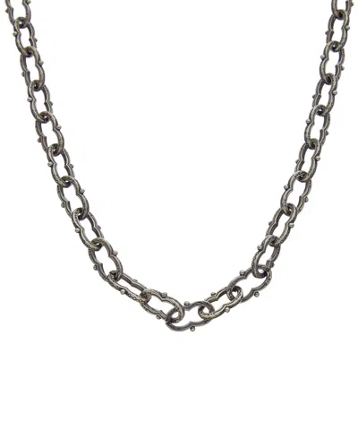 Konstantino Kleos Silver Necklace In Metallic