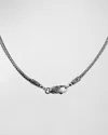 Konstantino Men's Braided Sterling Silver Chain Necklace