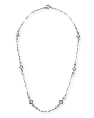 Konstantino Pearl & Mother-of-pearl Long Necklace In Metallic