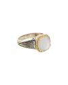 Konstantino Silver & 18k Crystal Doublet Ring In White