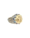 Konstantino Silver & 18k Spinel Ring In Gold