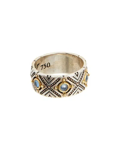 Konstantino Silver & 18k Spinel Ring In Metallic