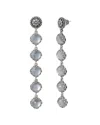 Konstantino Silver Pearl Earrings In Metallic