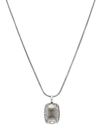 Konstantino Silver Pearl Necklace In Multi