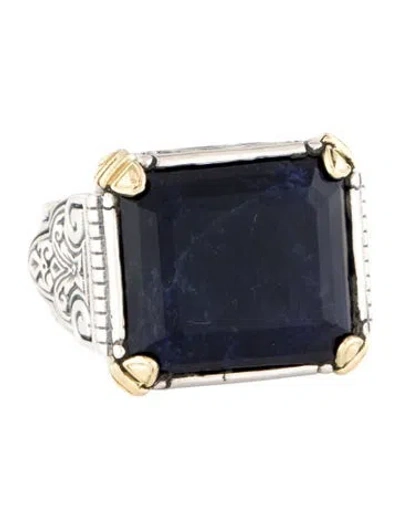 Pre-owned Konstantino Sodalite Cocktail Ring In Multicolor