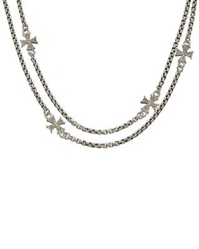 Pre-owned Konstantino Ss Classic Silver Necklace Women's