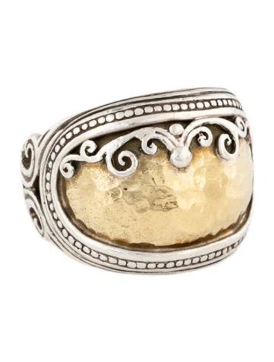 Pre-owned Konstantino Two-tone Ring In Multicolor