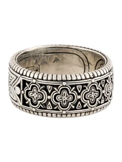 Pre-owned Konstantino Wide Textured Band In Multi