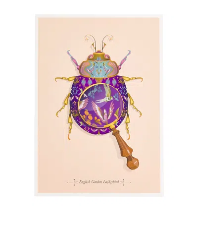 Konstantinos Chalaris Curious Collector Beetle & Magnifying Glass Print