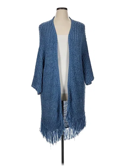 Pre-owned Kontatto Cardigan Sweater In Blue