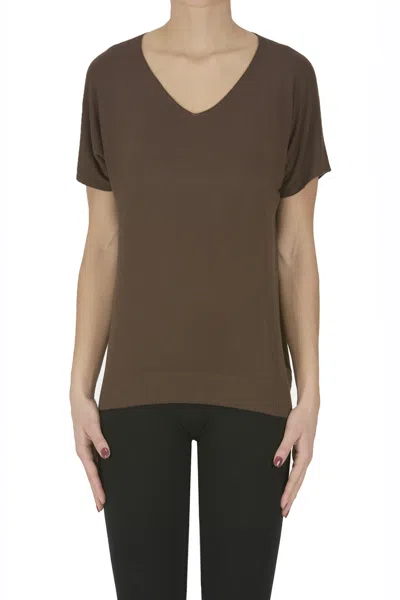 Kontatto Short Sleeves Pullover In Green