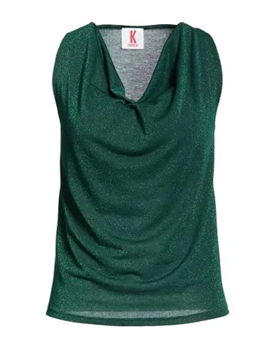 Kontatto Tops & Tees - Tops In Emerald Green