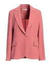 Kontatto Woman Blazer Antique Rose Size Xs Polyester, Elastane In Pink