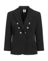 Kontatto Woman Blazer Black Size 10 Polyester, Elastane