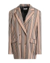 Kontatto Woman Blazer Sand Size L Viscose In Neutral