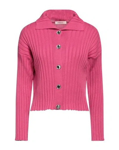 Kontatto Woman Cardigan Magenta Size Onesize Cotton