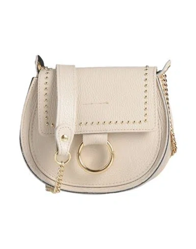 Kontatto Woman Cross-body Bag Ivory Size - Leather In White