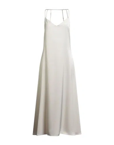Kontatto Woman Maxi Dress Ivory Size 6 Polyester In White