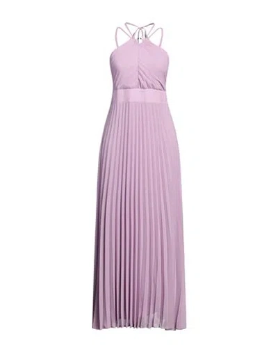 Kontatto Woman Maxi Dress Lilac Size M Polyester In Pink